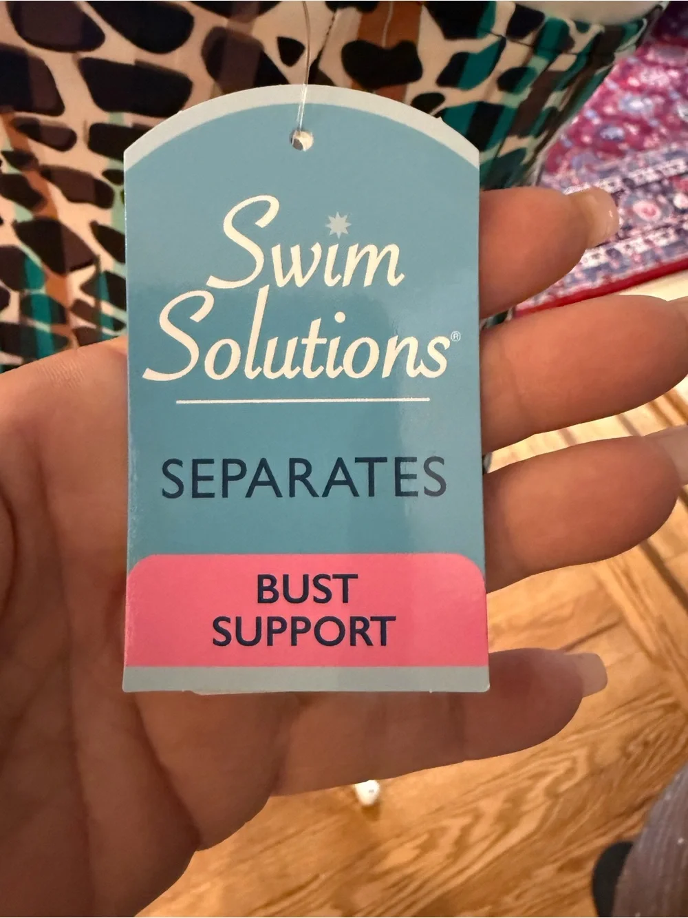 Swim Solutions Animal-Print One-Piece Swimdress NWT’s was $72. - Picture 8 of 11